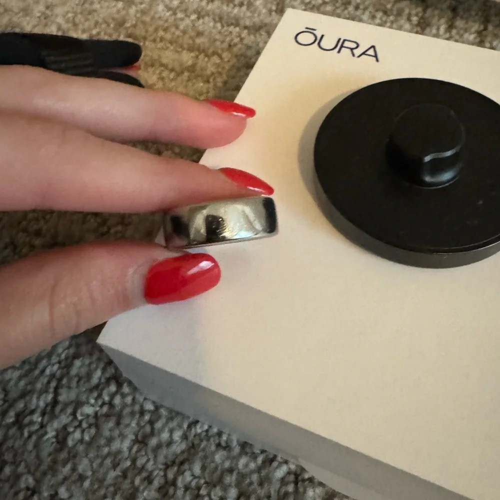 Oura Ring Gen 3 Horizon Silver Size US 6